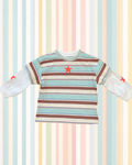 Layered stripe star t-shirt