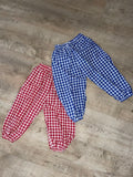 Gingham trousers
