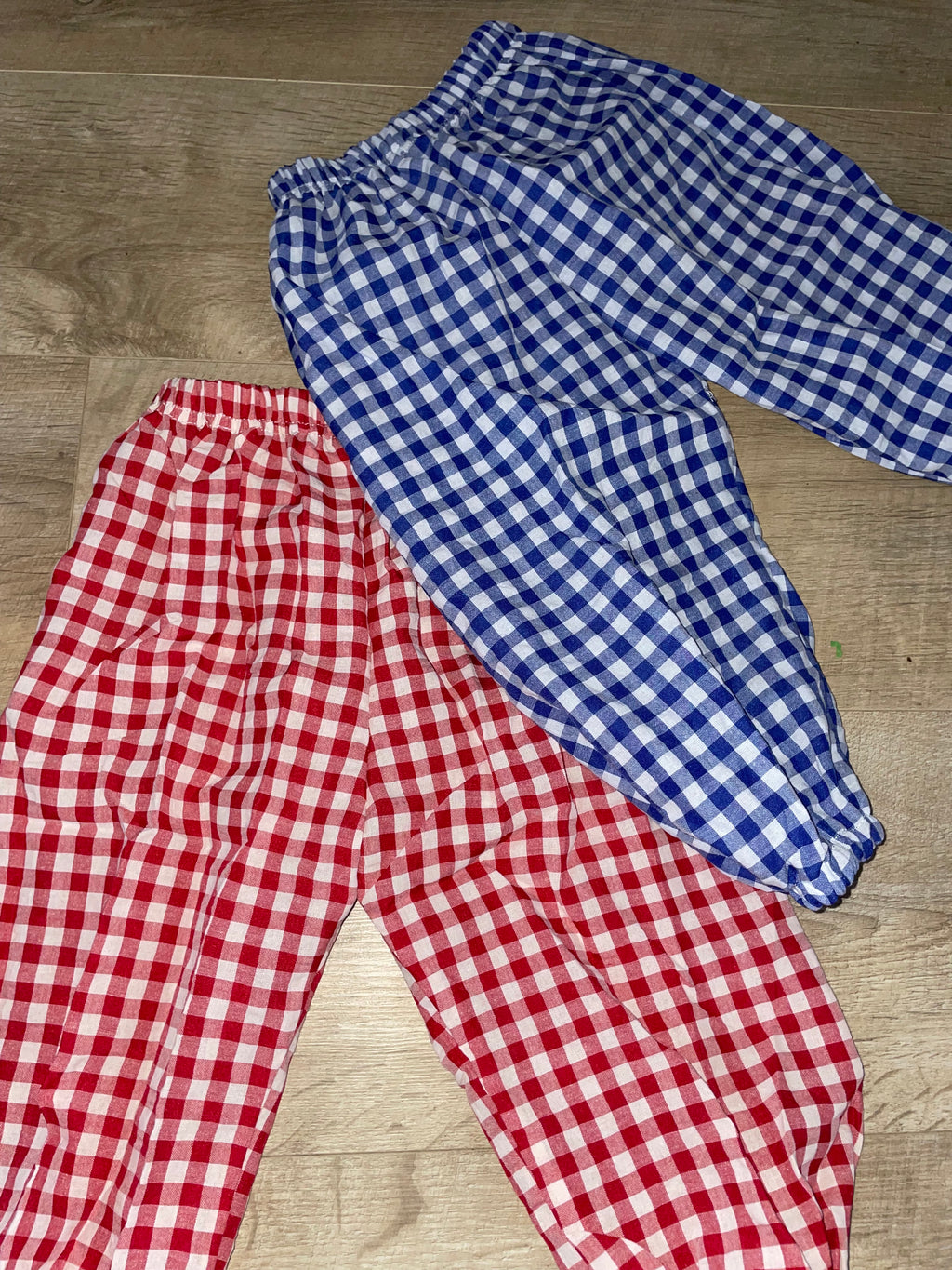 Gingham trousers