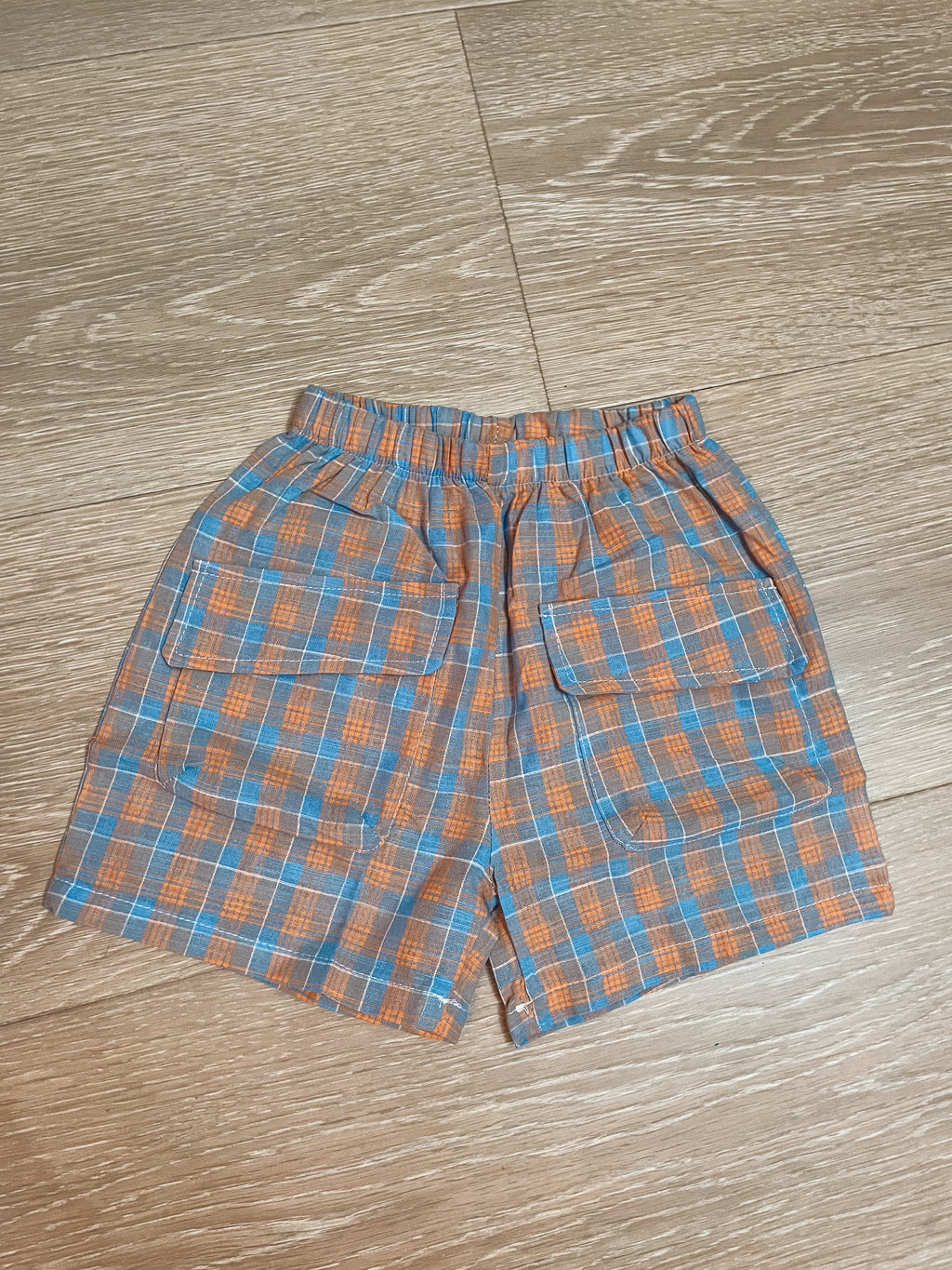 Gingham cargo short