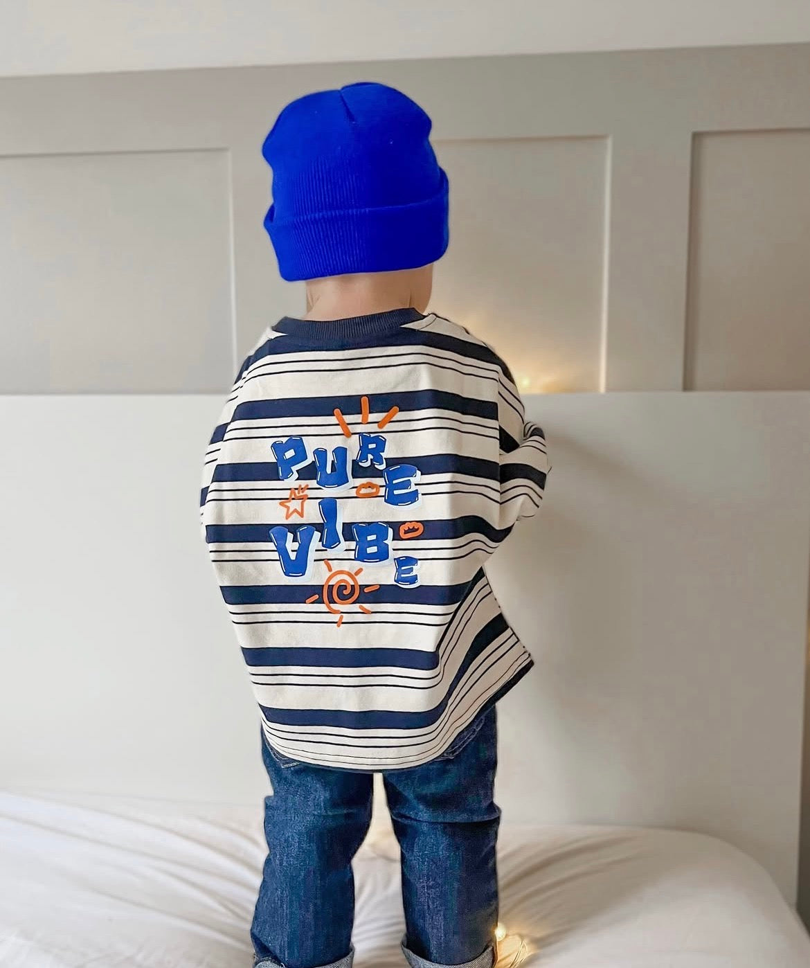 Pure vibe long sleeve stripe
