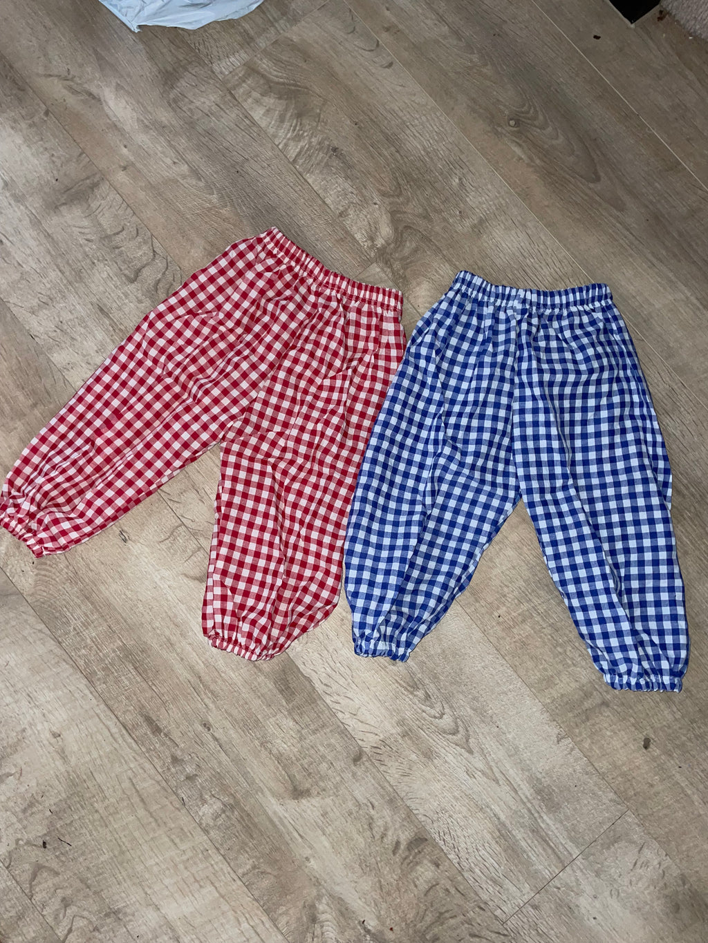 Gingham trousers