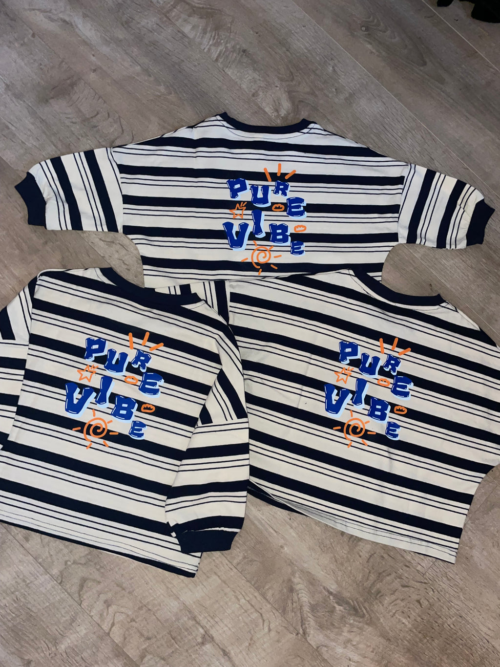 Pure vibe long sleeve stripe